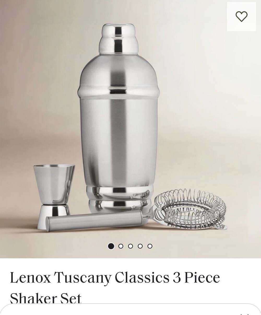 Lenox Tuscany Classics Stainless-Steel Shaker Set